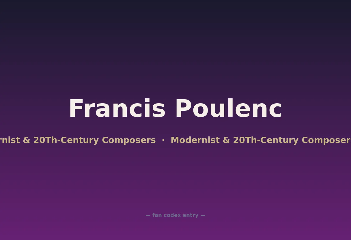 Francis Poulenc