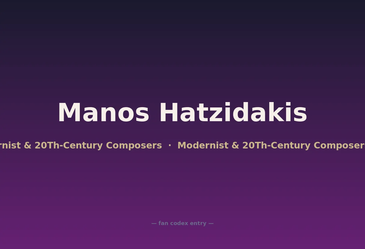 Manos Hatzidakis