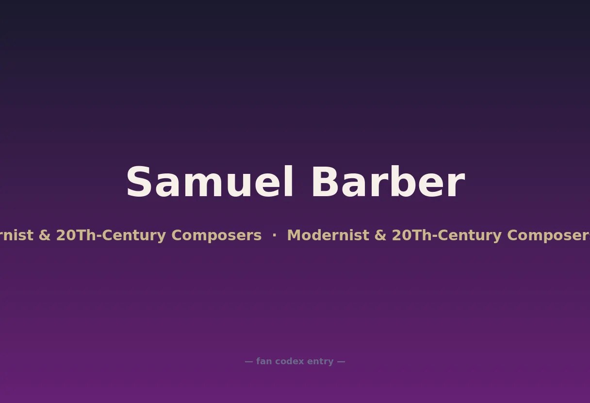 Samuel Barber